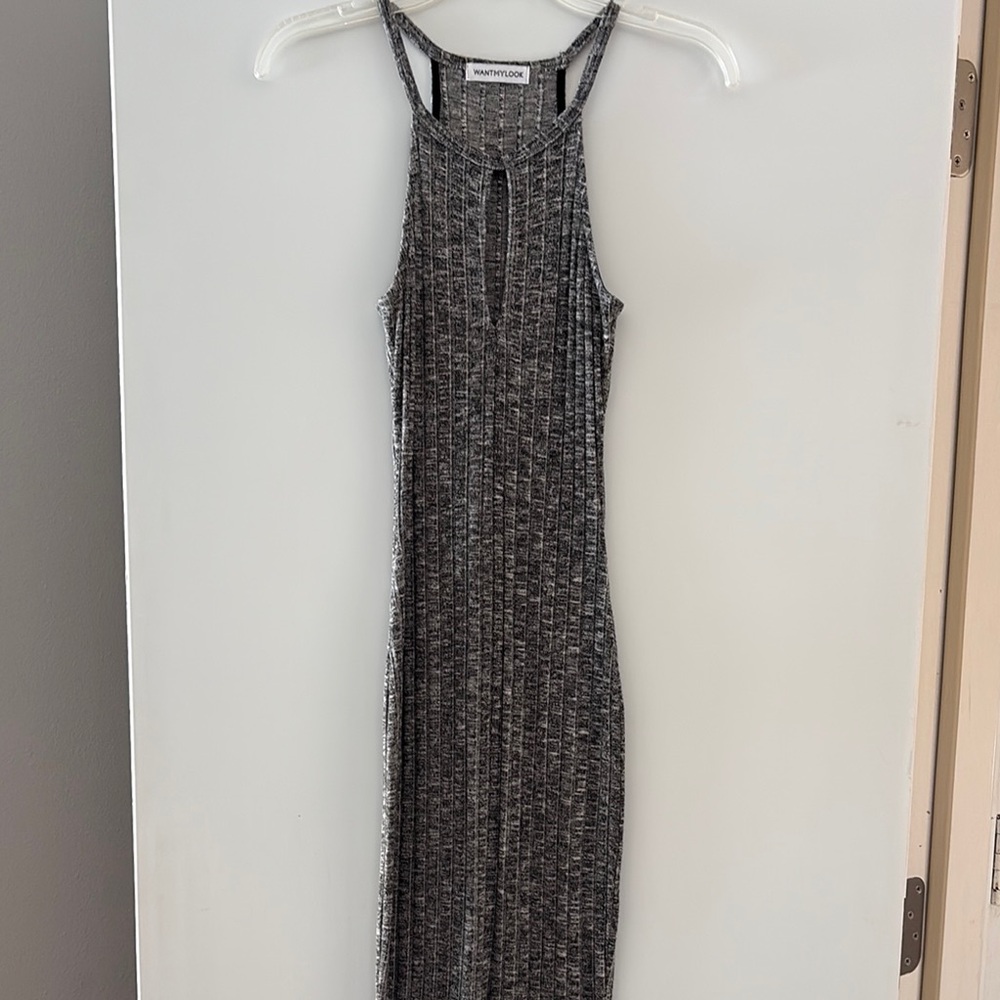 H&M Gray Sleeveless Dress